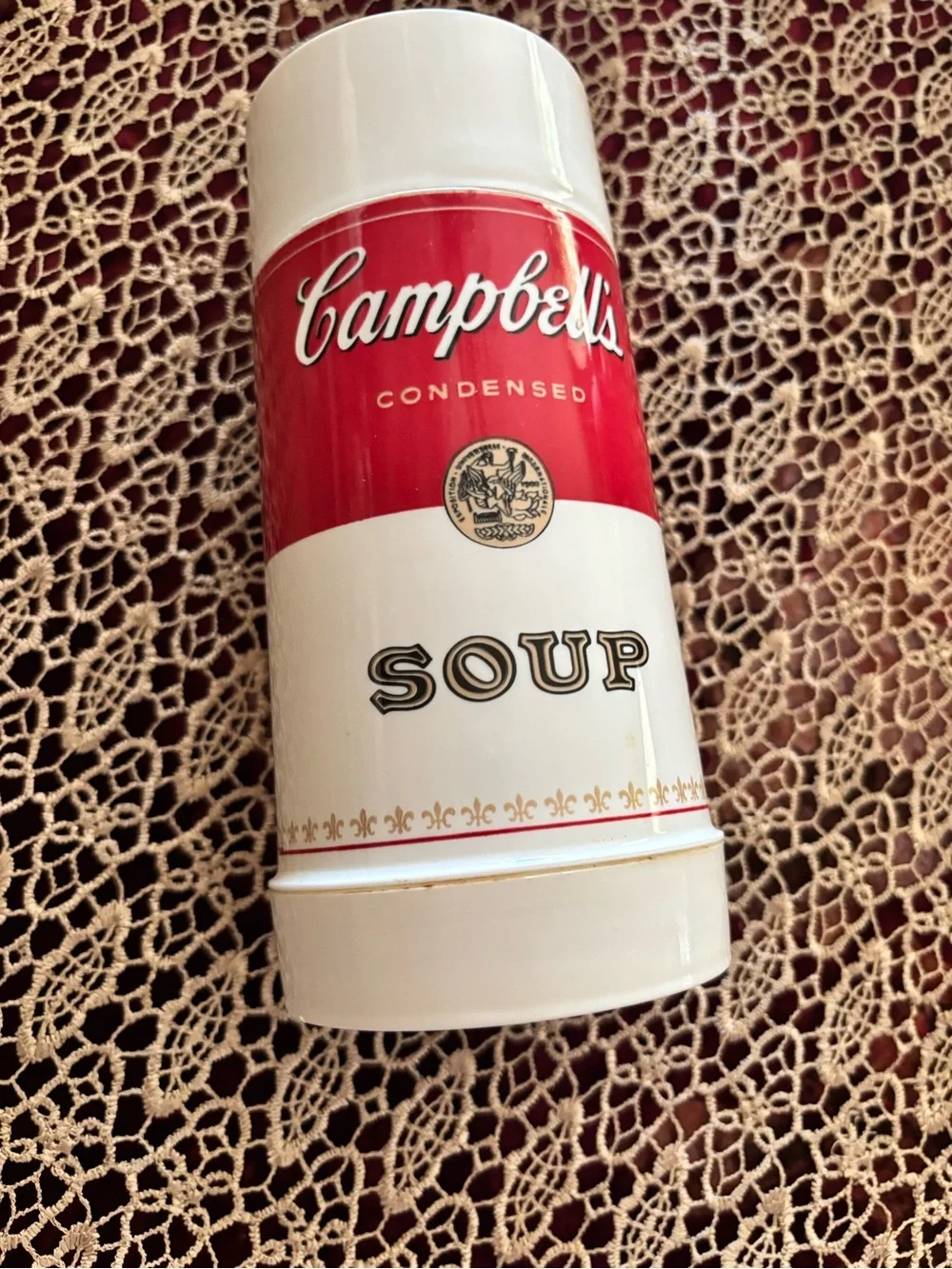 Campbell's Red & White Soup Mug and Shaker Set - Retro Kitchen Drinkware